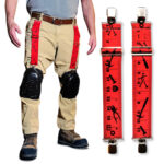 Red Tape Measure | Knee Pad Hanger,  Durable, Easy To Use.